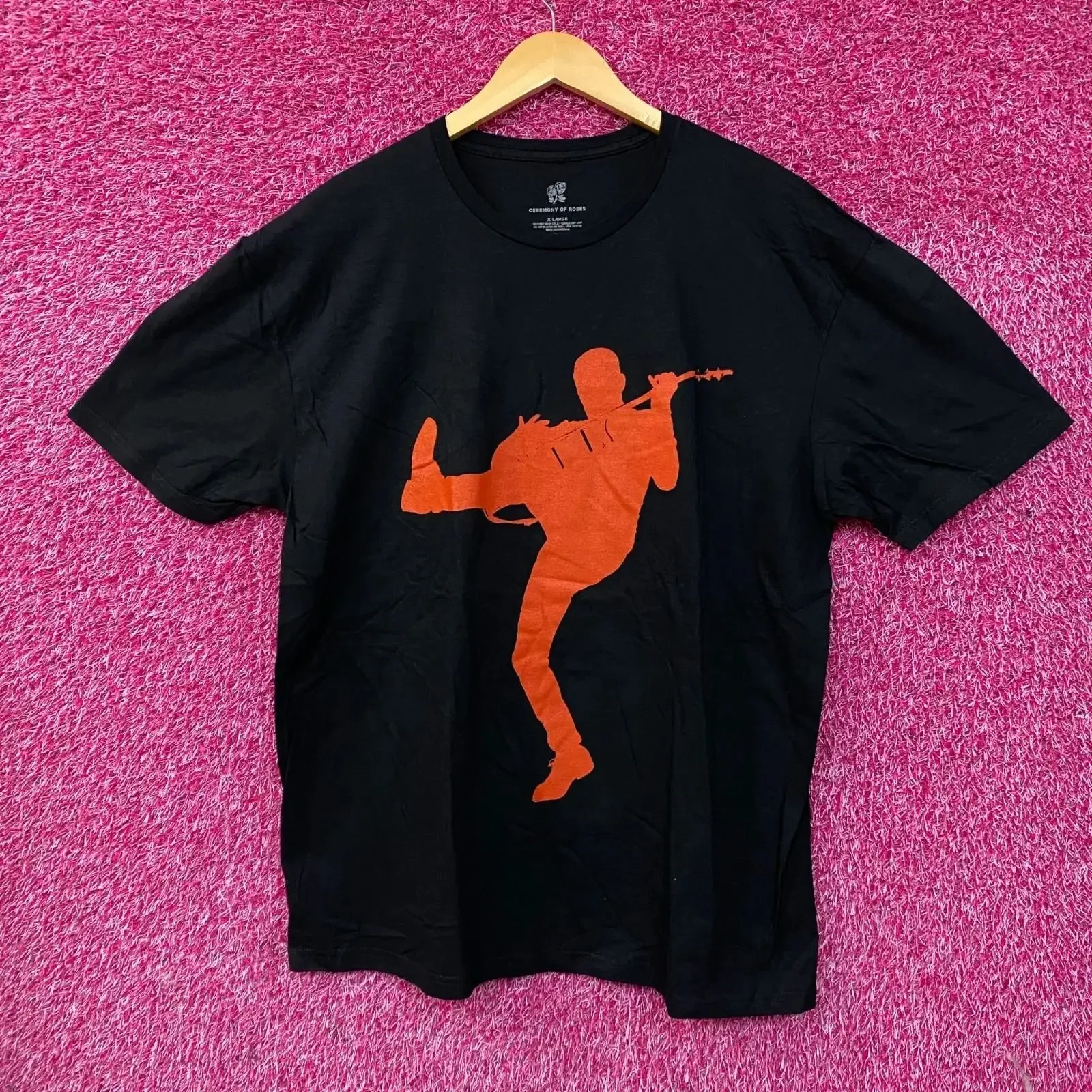 Bryan Adams Canada Live 2024 Classics Album Cover Art Rock T Shirt XL vintage Washed Casual Top For Everyday Wear graphic