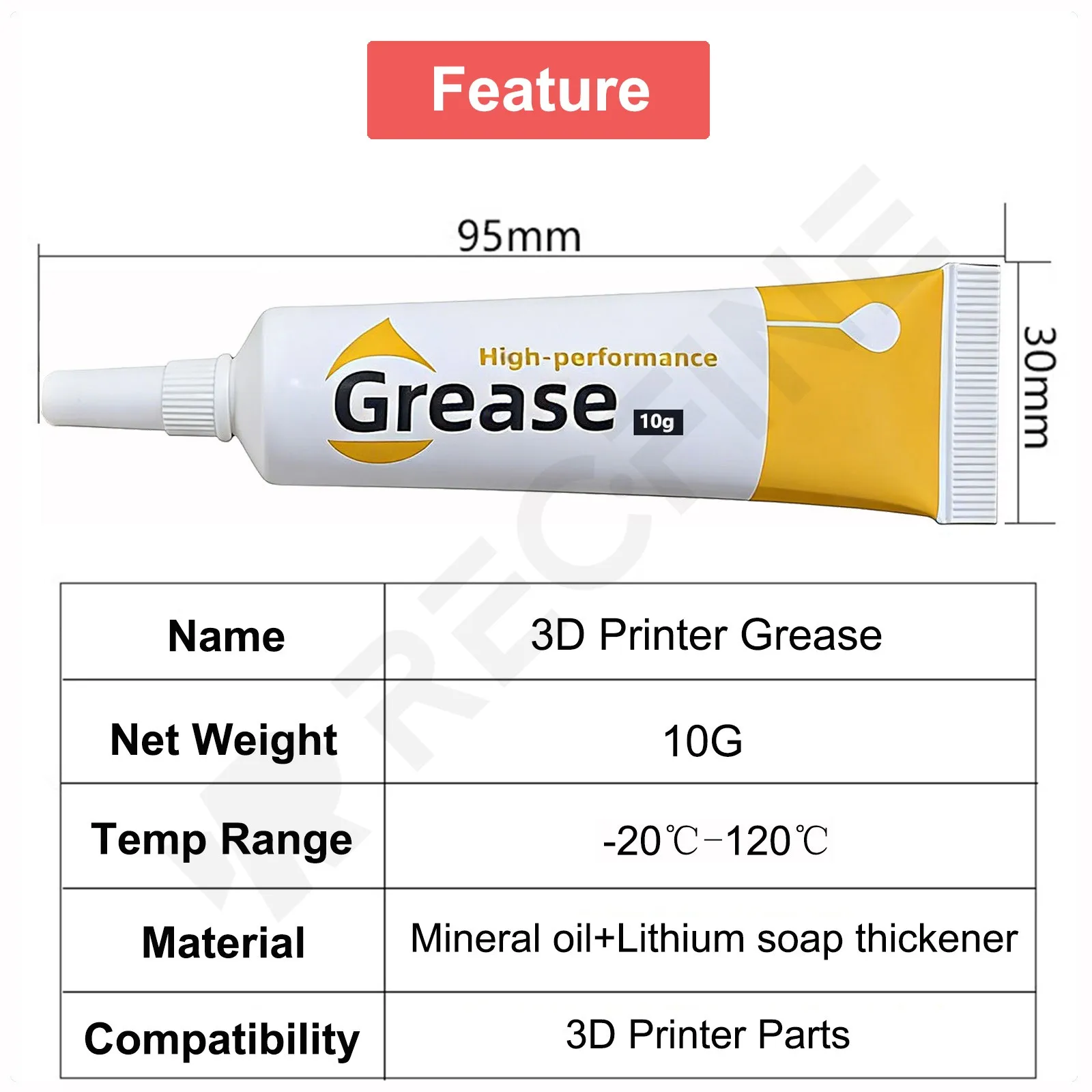 Professionelles 3D-Drucker-Schmierfett und flüssiges Schmieröl für Elegoo Anycubic Bambulab FDM Resin 3D-Drucker-Zubehör. – Detail 7