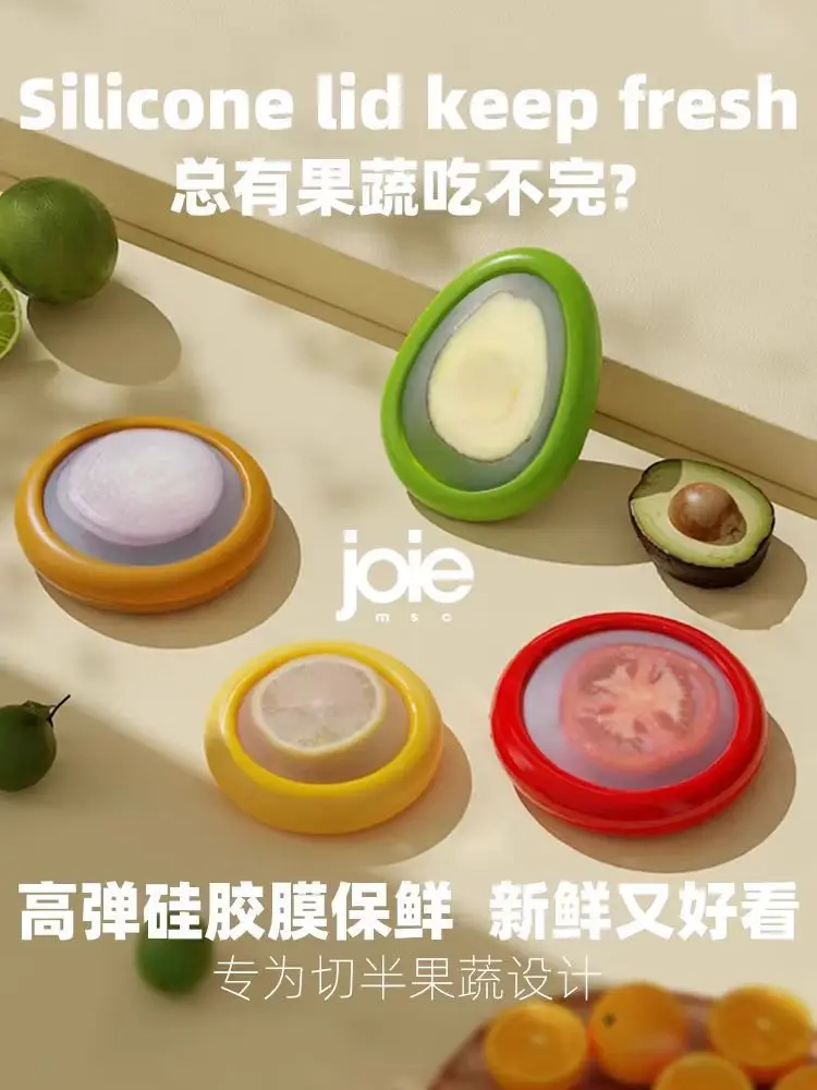 Transparent film sealed fruit crisper refrigerator Avocado lemon onion crisper Fruit storage box Vegetable and fruit crisper box