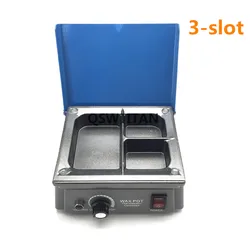 Dental laboratory wax heater Digital Wax Melter Melting Dipping Heater 3-slot