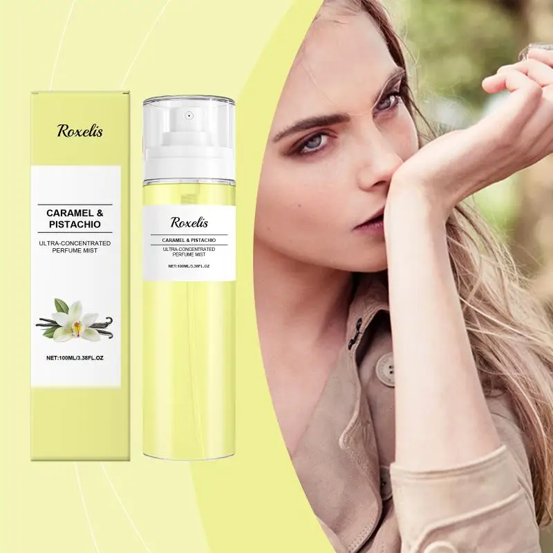 

Roxelis Body Fragrance Caramel Almond Spray Sweet And Warm Fragrance Long-Lasting Scent Suitable For Both Men And Women