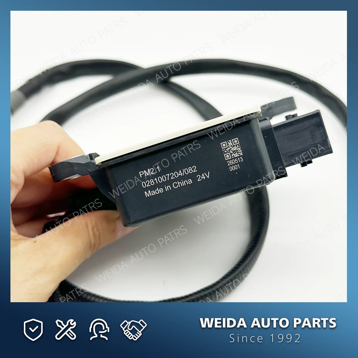 PM Particle Sensor 0281007204 Compatible China Heavy Duty Truck 0281007204/082 WG1034121035 DieselS Exhaust Sensor 24v EGS-PM2.1