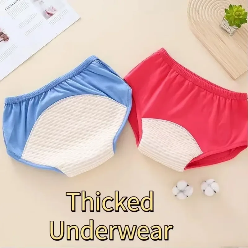 Women Period Briefs Menstrual Panties Pregnancy Urinary Incontinence Leaky Panties Elderly Cloth Underwear Adult Cloth Diapers