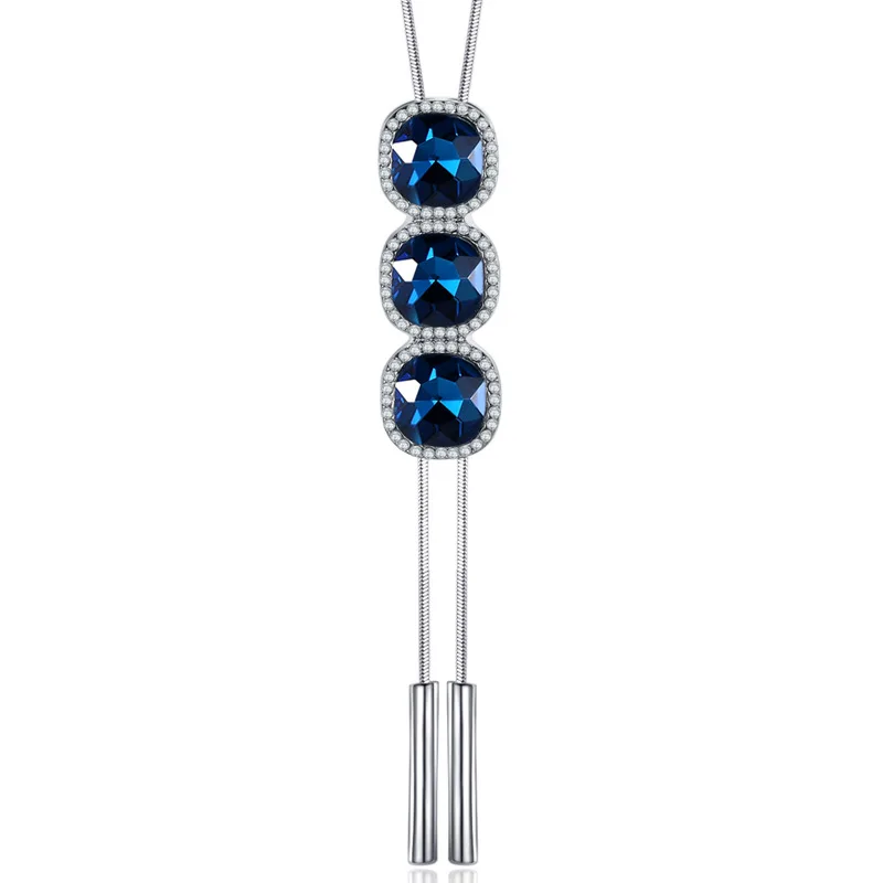 

Fashionable and multi-purpose women's crystal long sweater chain, women's pendant accessory, long necklace