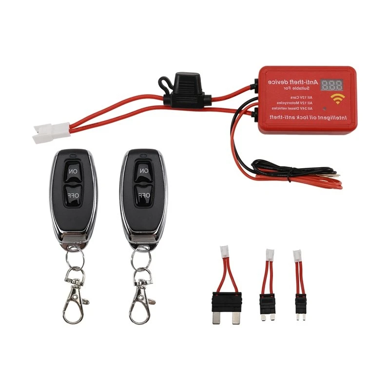 Reliable-Anti-Theft Digital Oil Circuit Drive Voltage Fuel Cut Off Immobilizer Device 12V 24V For Car Yacht Motorcycle Scooter