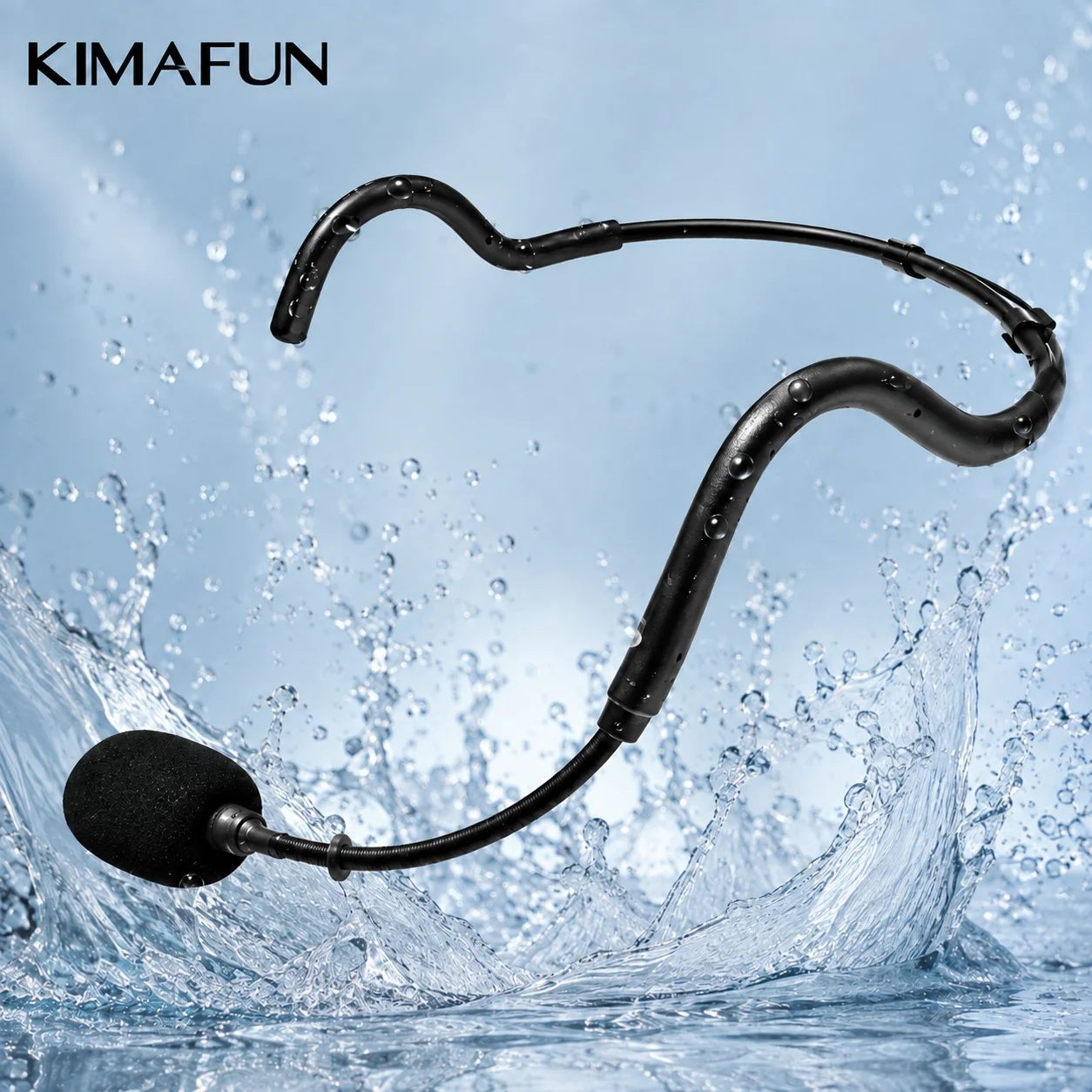 KIMAFUN Pro Wired Headset Microphone,Sweatproof Omnidirectional Condenser Mic for Fitness Instructor, Yoga, Spinning, Pilates