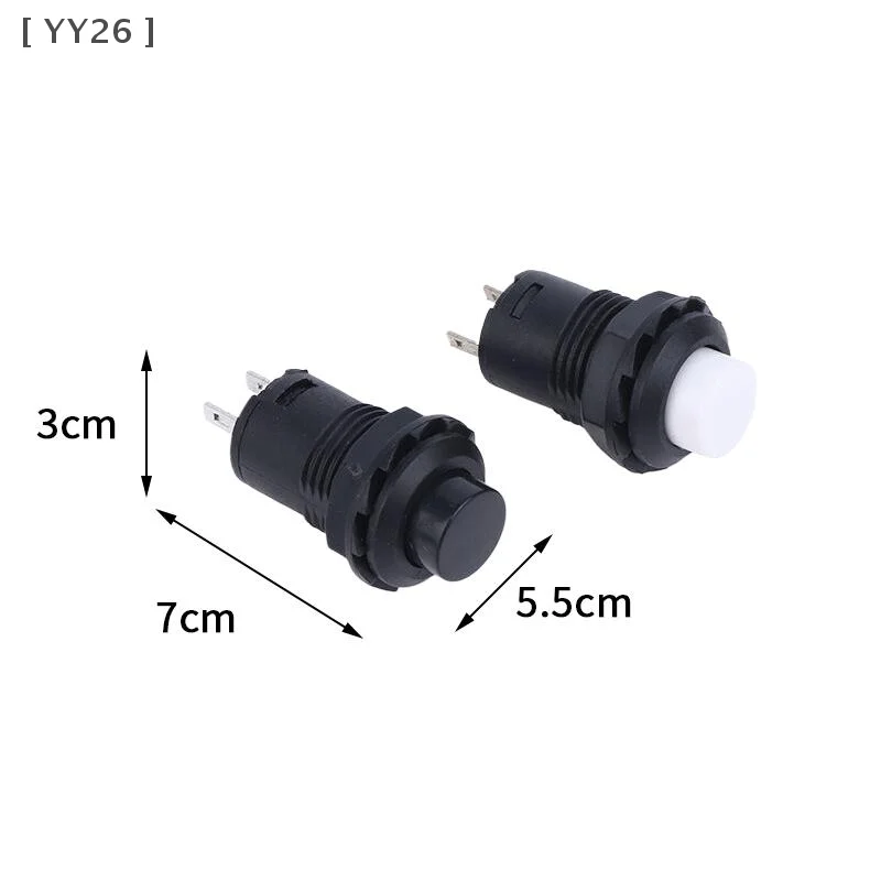 10 قطعة 12 مللي متر الإغلاق/لحظة مفتاح بـزر دفع ، SPDT مستدير (425A) للتحكم الصناعي ، الأداة ، إلكترونيات ذاتية الصنع #6