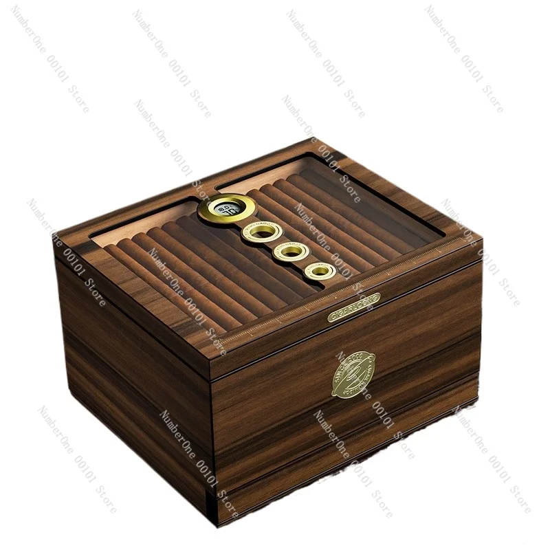 design-multifunzionale-ad-alta-capacita--con-righello-per-sigari--materiale-in-legno-di-cedro--umidificatore-per-sigari