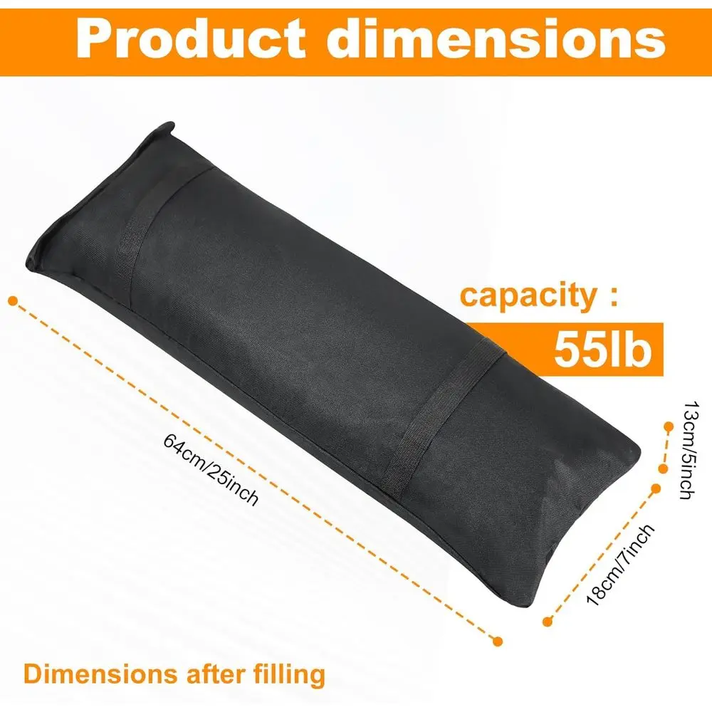 Heavy-Duty Outdoor Umbrella Base with Sandbags for Stability and Durability