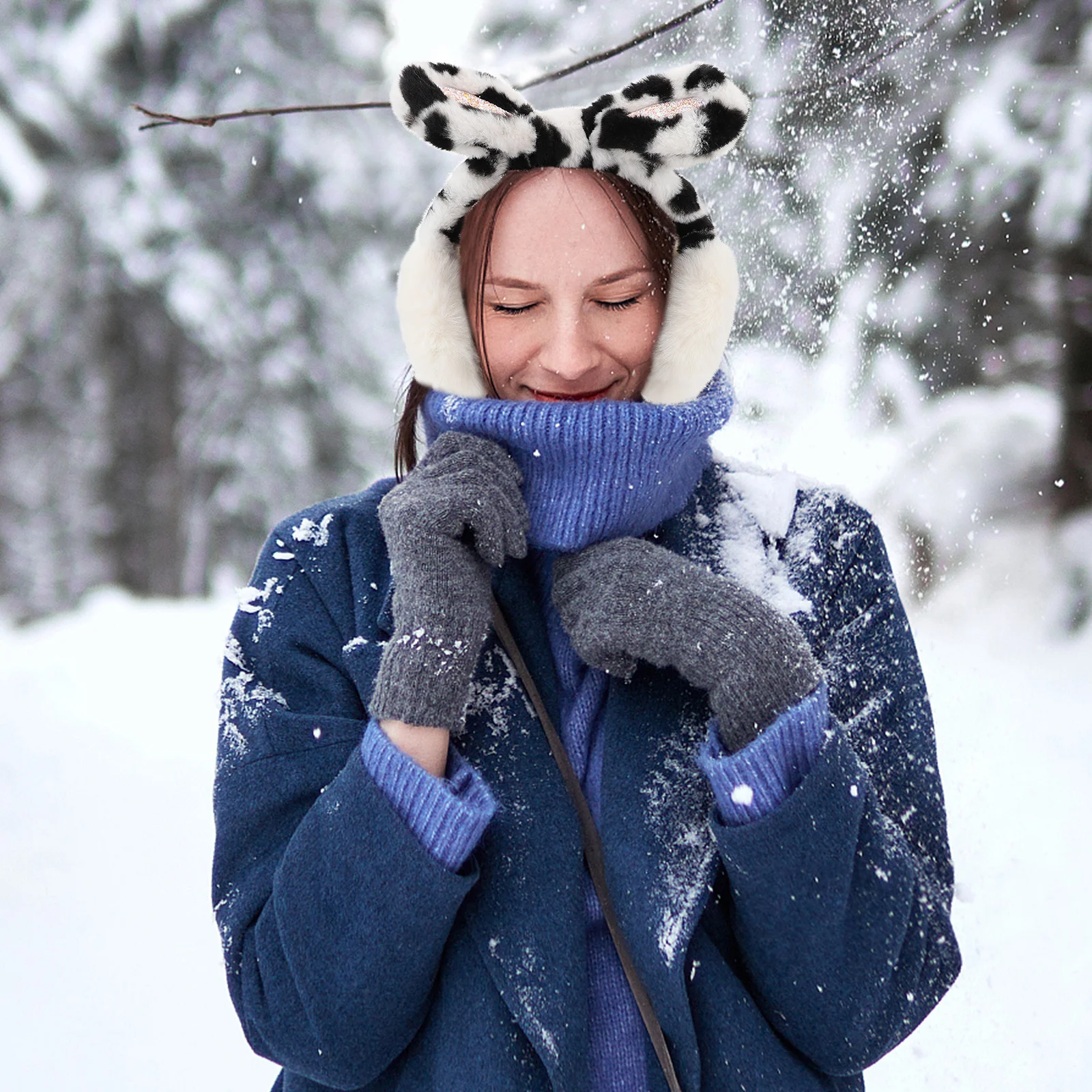 

Ear Muffs Cute Antifreeze Earmuffs Warm Protector Furry Cover Accessories