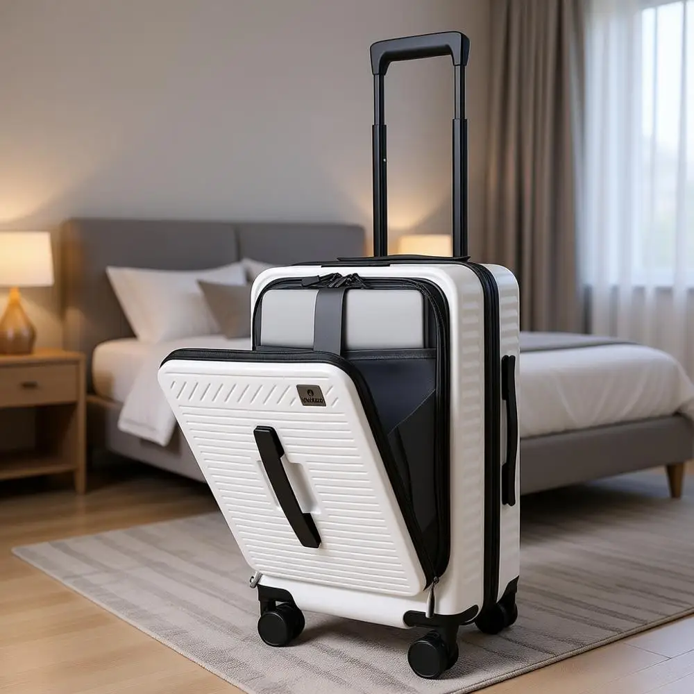 20 Inch Expandable Hard Shell Suitcase with Spinner Wheels, TSA Lock, Lightweight for Travel