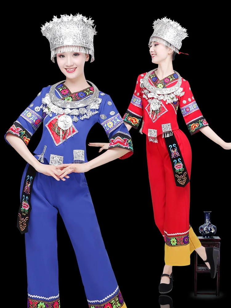 

Женская одежда для выступлений: этнические национальные костюмы, одежда для танцев на Национальном фестивале факелов из Юньнани