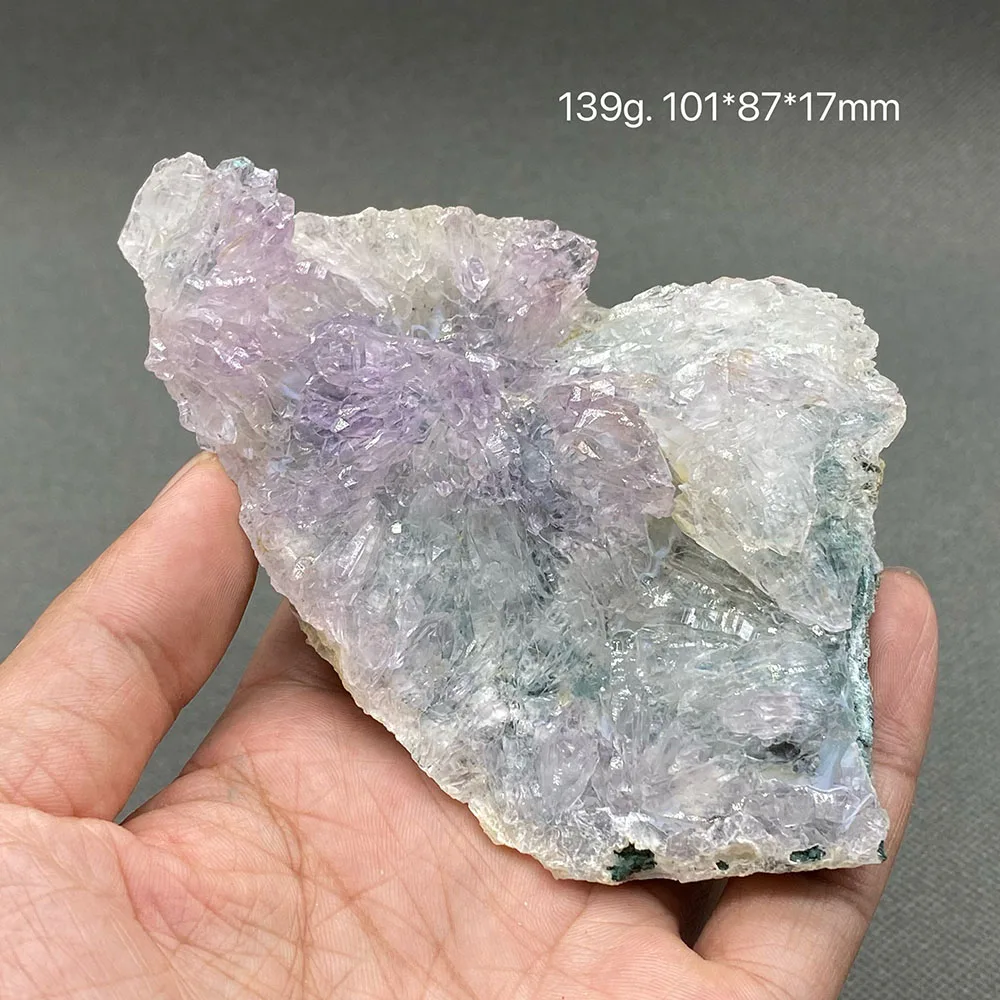 

100% natural Brazilian imagery amethyst rough specimen stone gem healing crystal