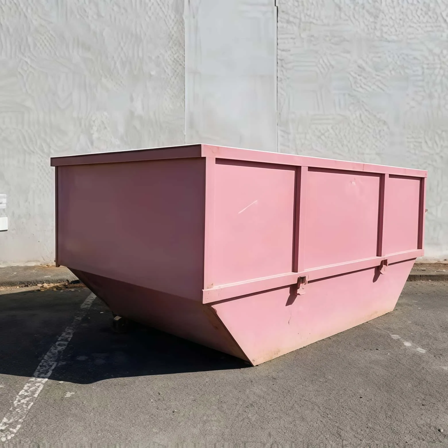 Stackable Hook Lift Compatible Skip Bin for Space-Saving Storage and Transportation