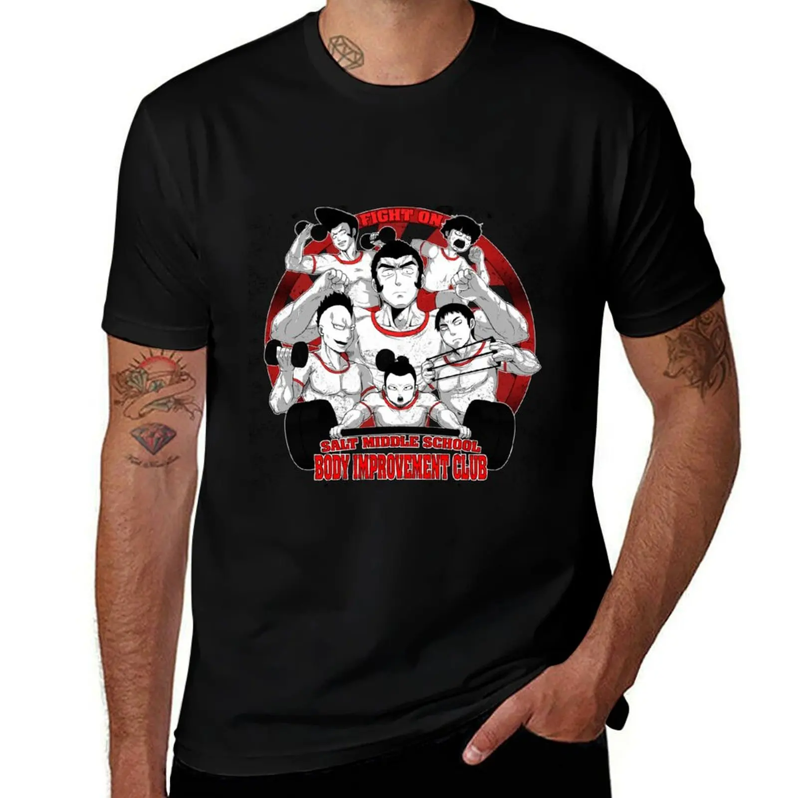 Body Improvement Club T-Shirt Plus Size Outdoor Casual Top T-Shirt