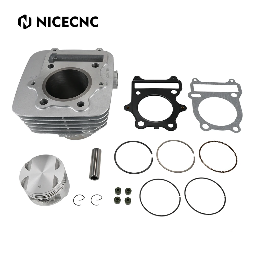 11210-38202 Engine Cylinder Kit for Suzuki GN250 GN250E DR250S DR250 DF250 GZ250 LT250 72mm Bore Cylinder w/ Piston Gaskets