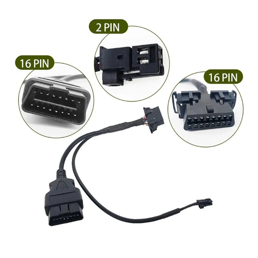 

Safety Door Bypass OBD2 Cable for Dodge 1500 2500 2018‑2020 Car OBD 16 PIN Adapter Stable Connector Replacement for Cummins RAM