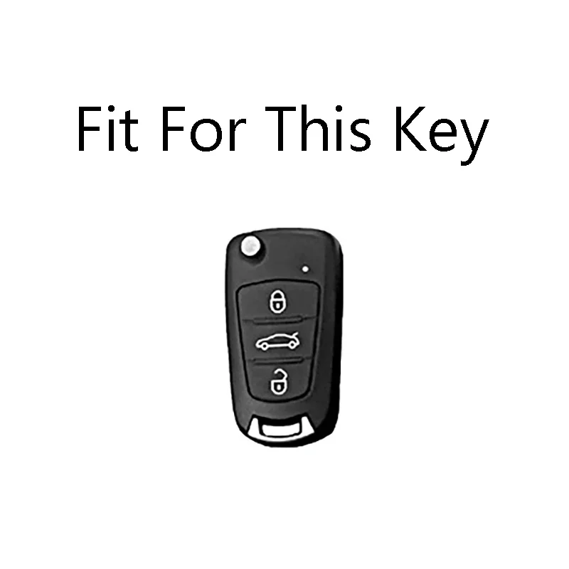 Zinc Alloy Car Key Case Cover For KIA Sportage Rio 3 Soul Optima Ceed Pro K5 K2 Pride For Hyundai i20 i30 ix20 ix25 ix35 Elantra