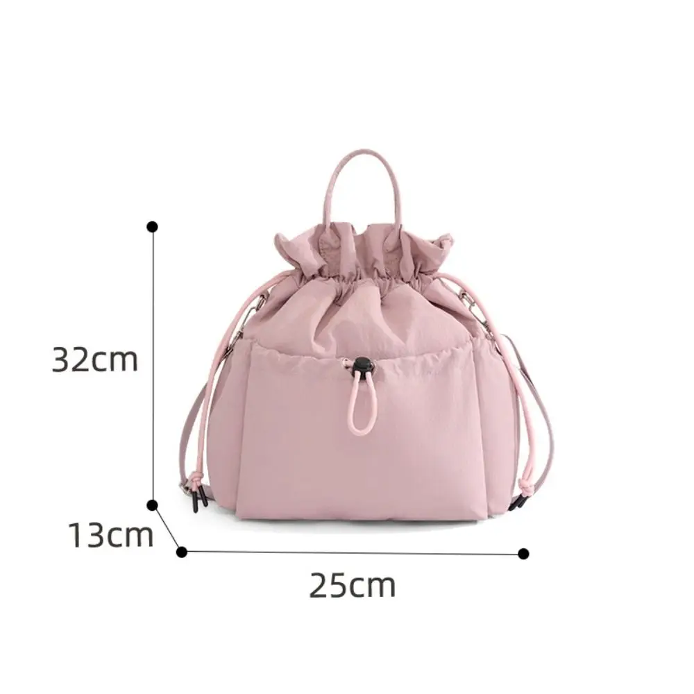Wasserdichte Isolierte Lunch-Tasche mit Kordelzugverschluss Mehrere Taschen Tragbare Lunch-Tasche mit Griff Große Kapazität – Detail 1