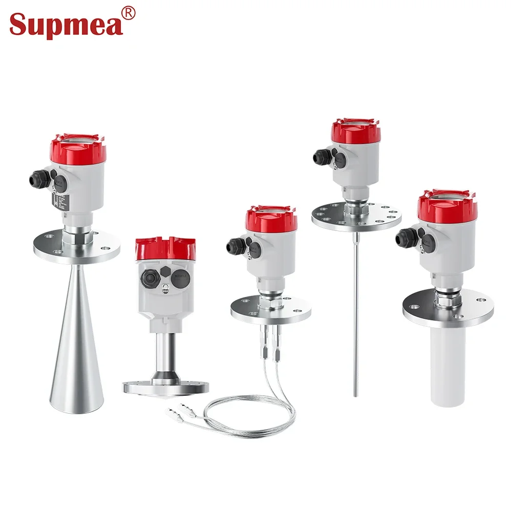 Industrial non contact 26g radar level sensor high temperature liquid flange radar level transmitter water