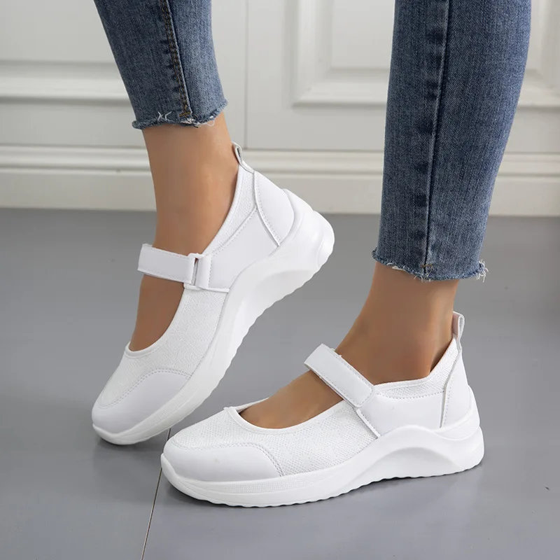 Sandalen Vrouwen 2023 Nieuwe Haak Lus Dikke Zool Casual Sneaker Vrouw Comfortabele Licht Ademende Sportschoenen Sandalias De Mujer