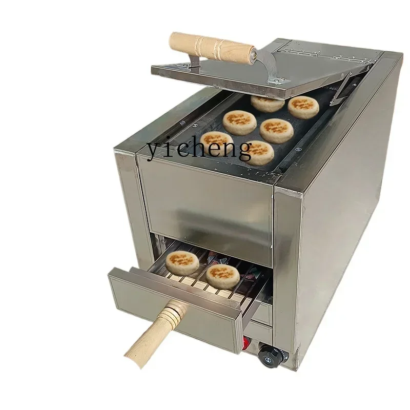 ZZCommercial Automatic Temperature Control Single Fork Pancake Stove Electric Oven Fire Furnace Electric Cookie Baking