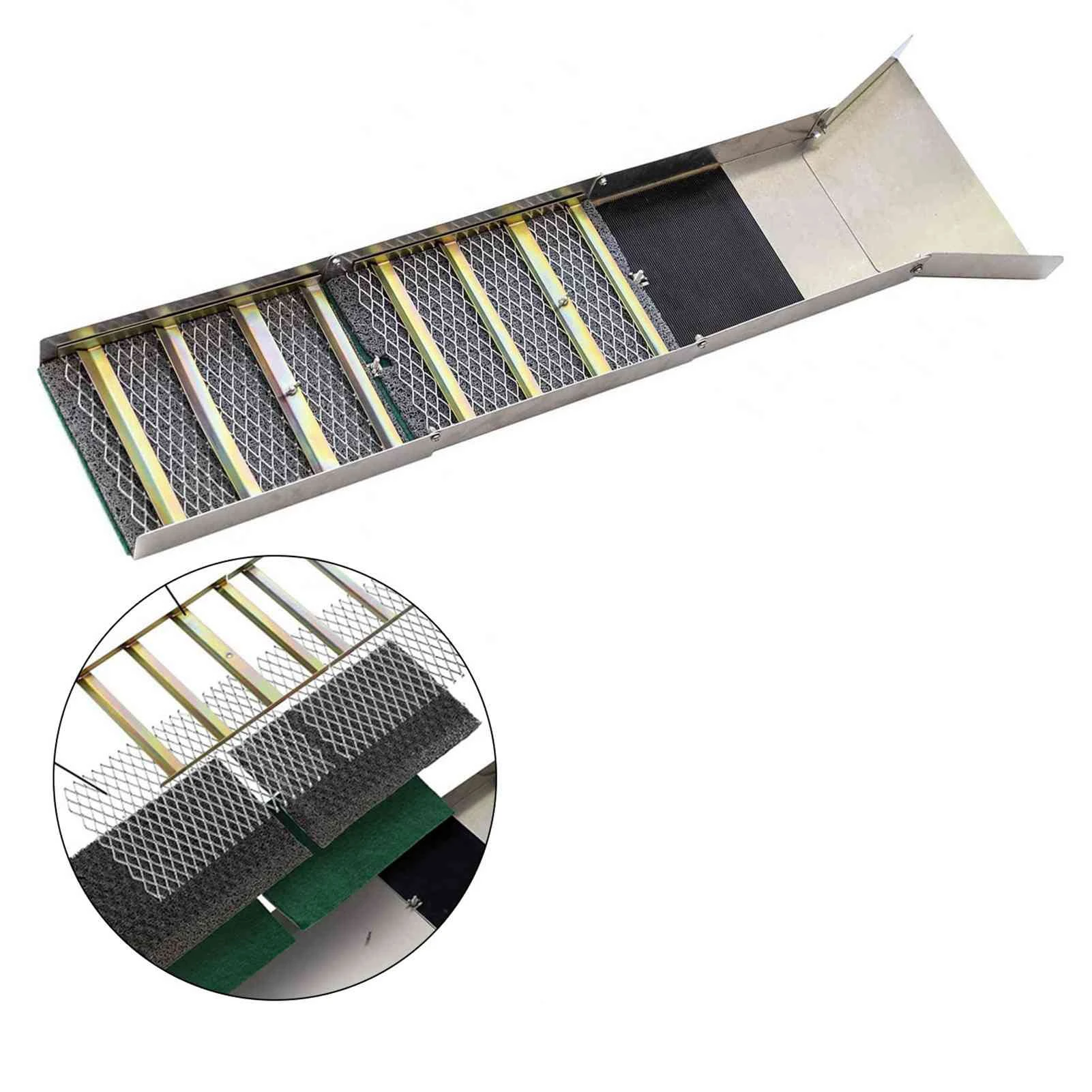 صندوق توحيد الذهب القابل للطي من سبائك الألومنيوم المحمول لتعدين الذهب أداة استعادة التنقيب #5