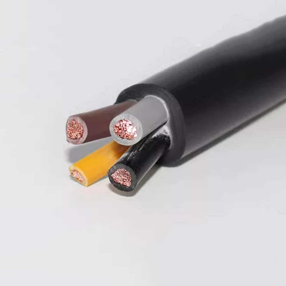 

100m Outdoor Pure Copper Core Wire 4 Core 2.5mm² GB Standard Mechanical Wear-Resistant Waterproof Anti-Freeze Power Cord