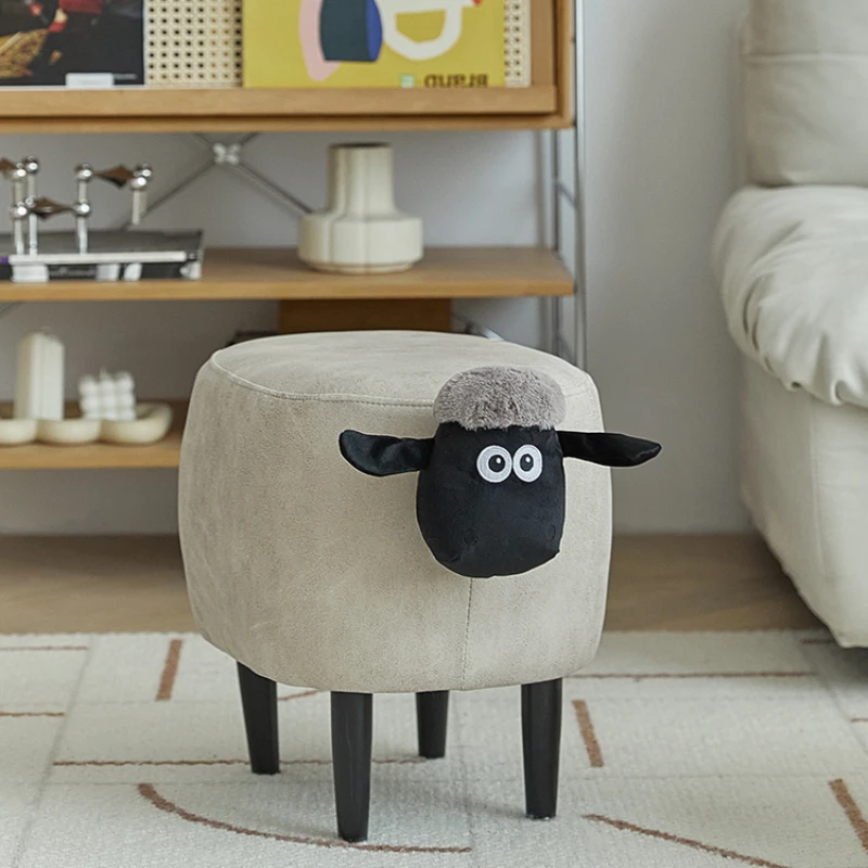 

Shawn lamb stools can be stored in benches. Home children change shoes, animals sit on , creative chairs