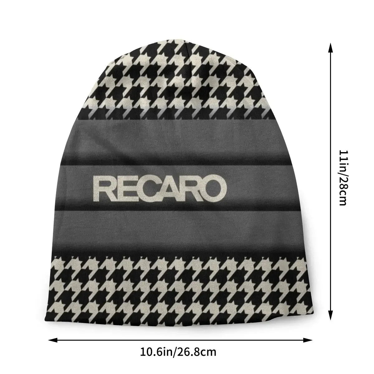 Custom Recaros Logo Bonnet Homme Street Knitting Hat For Women Men Winter Warm Beanies Caps