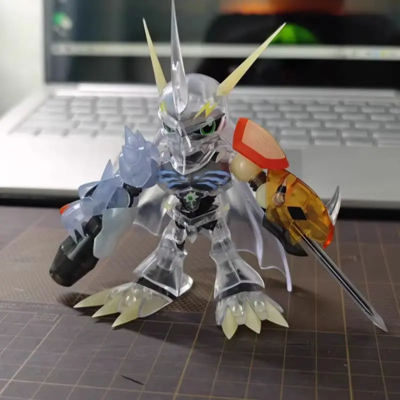 Bandai authentique Plabako monstre numérique boîte aveugle assemblage bataille t-rex jouet modèle pièce d'affichage à collectionner figurine cadeau