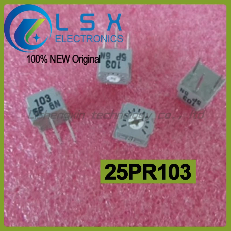 

10pcs 25PR103 25PR10K 10K Precision Potentiometer/Adjustable Resistor Three-Leg Resistor new and original