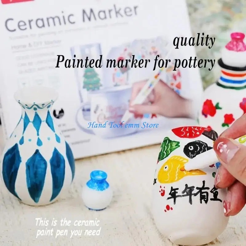 H37F Waterproof Acrylic Paint Pen for Painting on Ceramic Glass Creative Project
