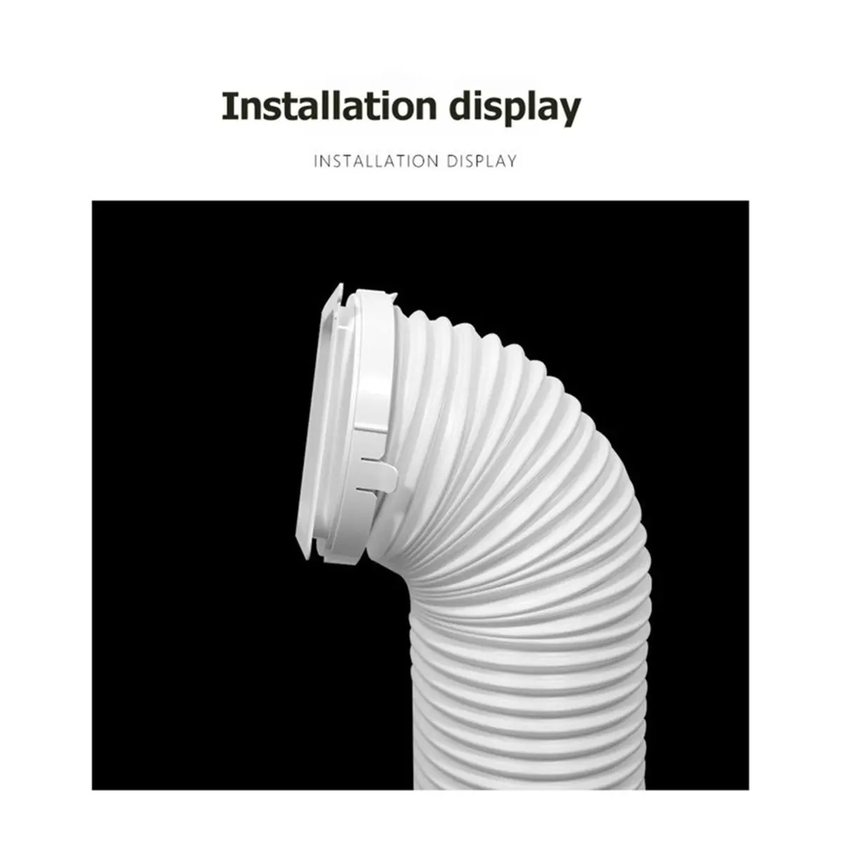 L70A Diameter 150/130MM Vent Hose Duct Outlet Flexible Mobile Air Conditioning Accessories Telescopic Heat Exhaust Pipe 2m B