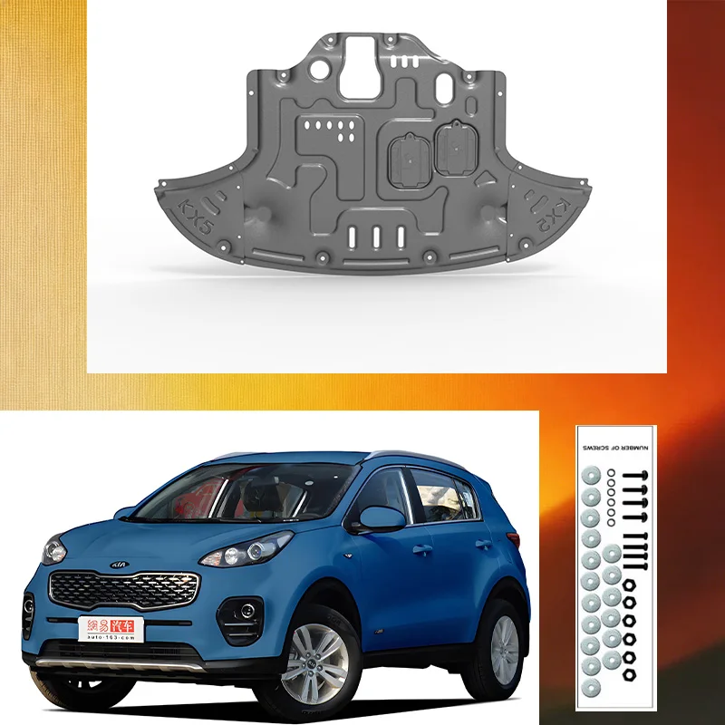 Durable Underbody Protection Engine Skid Plate For  Kia Sportage 2016-2021 2.0L 1.6L  High Quality Engine Shield Car
