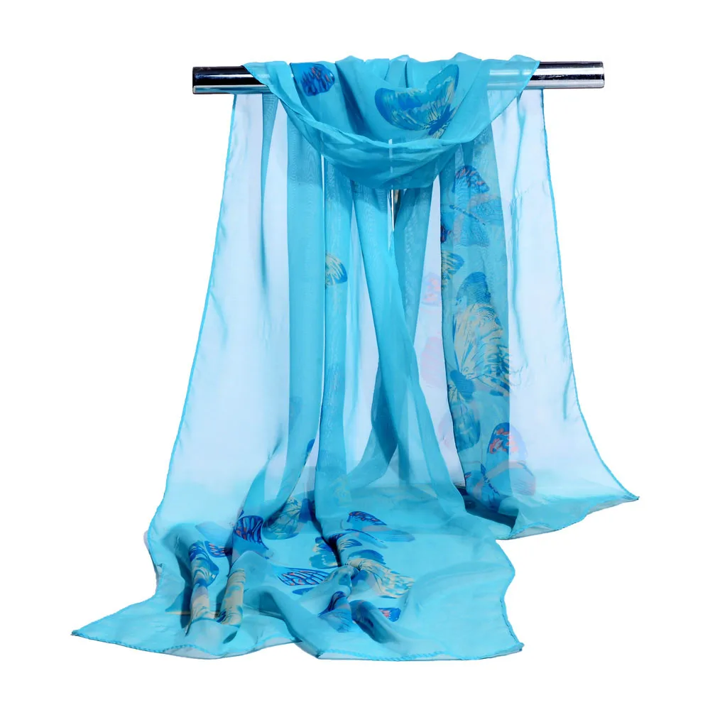 Long Print Scarf Shawl Fashion Women Chiffon Soft Wrap Scarf Ladies Shawl Scarf Scarves Unisex Pashmina Wraps Foulard Blanket