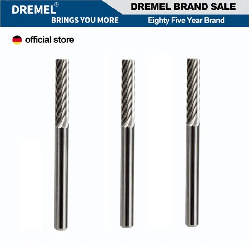 

Dremel 9901 Tungsten Carbide Carving Bits for Metals Fired Ceramics Plastics Wood Shaping Hollowing Grooving Slotting Inlaying