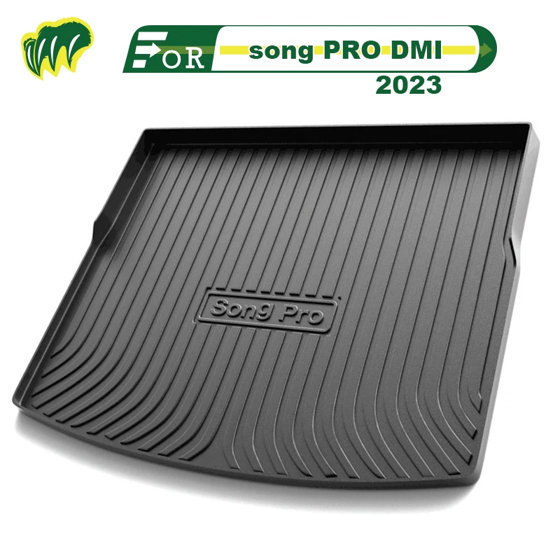 For BYD song PRO DMI 22 2019-2023 TPE Custom Fit Car Trunk Mat All Season Black Cargo Mat 3D Shaped Laser Measured Trunk Liners