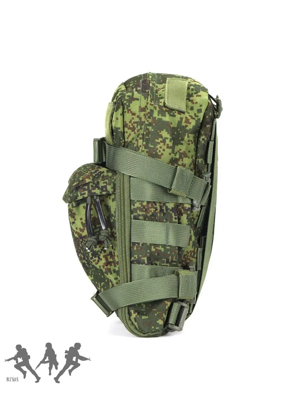 Tactical vest, water bag camouflage lightweight MOLLE vest, accessory bag, chest hanging backpack, Russian EMR camouflage