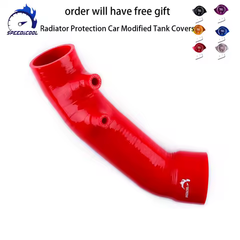 SPEED&amp;COOL For 2007-2011 Honda Civic FN2 Type R 2.0 K20Z4 2008 2009 2010 Air Intake Silicone Hose