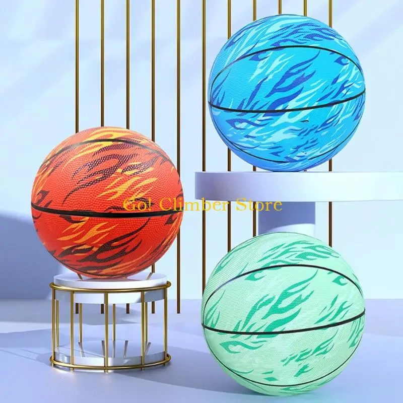 Q84C Pallacanestro in gomma impermeabilizza palla da allenamento con cuciture fini Pallacanestro per bambini