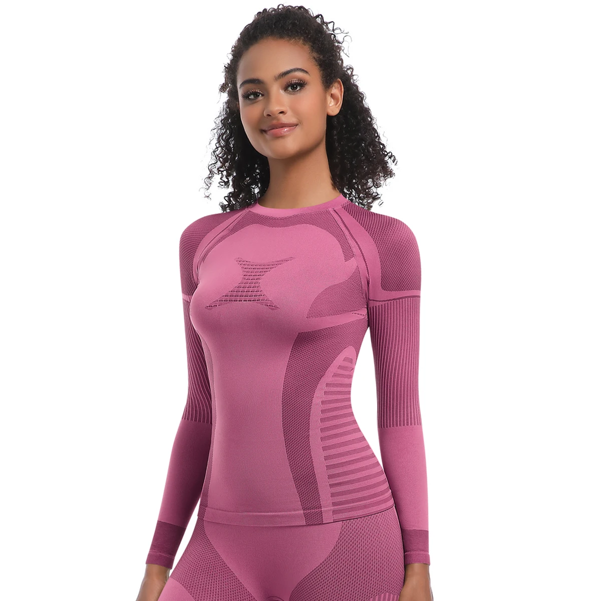 Yoga Shirts For Women Long Sleeve  Skiwear Winter Fitness Running Gym Clothes Workout Dry Fit Breathable High Elastic Sports Top