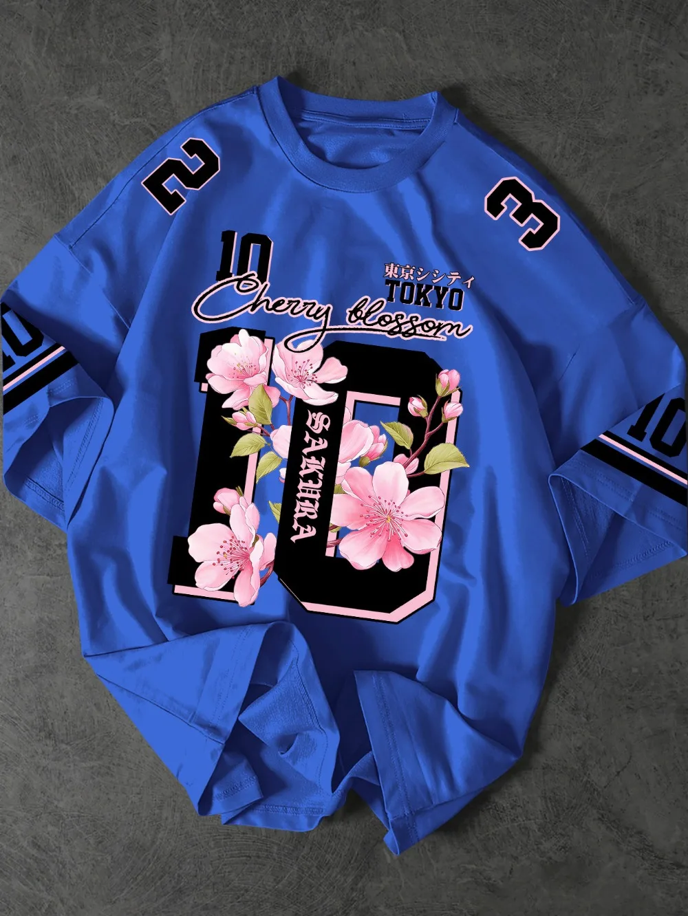 Y2K Summer Tokyo Cherry  Blossom 3D Print Breatha Quick-Dry Men's T-Shirt Outdoor Japanese Casual  Sporty Parent-child  Clothing