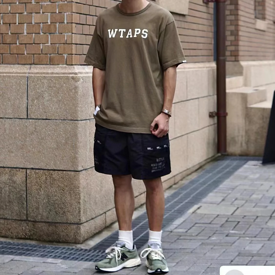 

WTAPS Summer New Hidden Exclusive Round Neck Short Sleeve T-shirt Men's and Women's Casual Loose Breathable Top