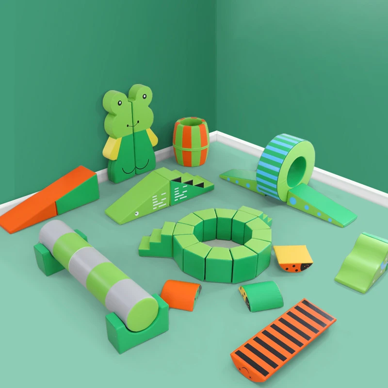 

Наборы тренировочного оборудования Soft Play Sense System, мягкие комбинированные горки для детского сада в помещении