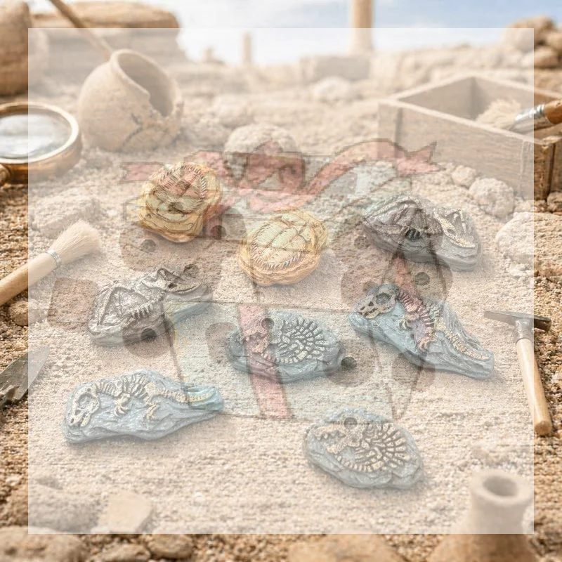3/4/8pcs Realistic Mini Fossil Model Micro Landscape Desktop Decoration Ornaments, Home, Sand Tables/Bonsai/Photography Props