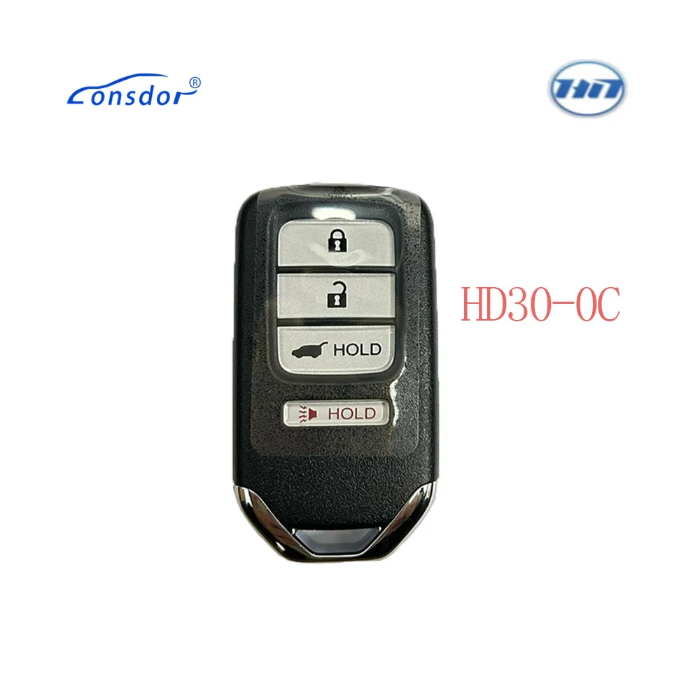 

Lonsdor HD30 series for Honda 313.56/314.12/313.85/433.66/434.18/433.92 MHz smart key universal remote