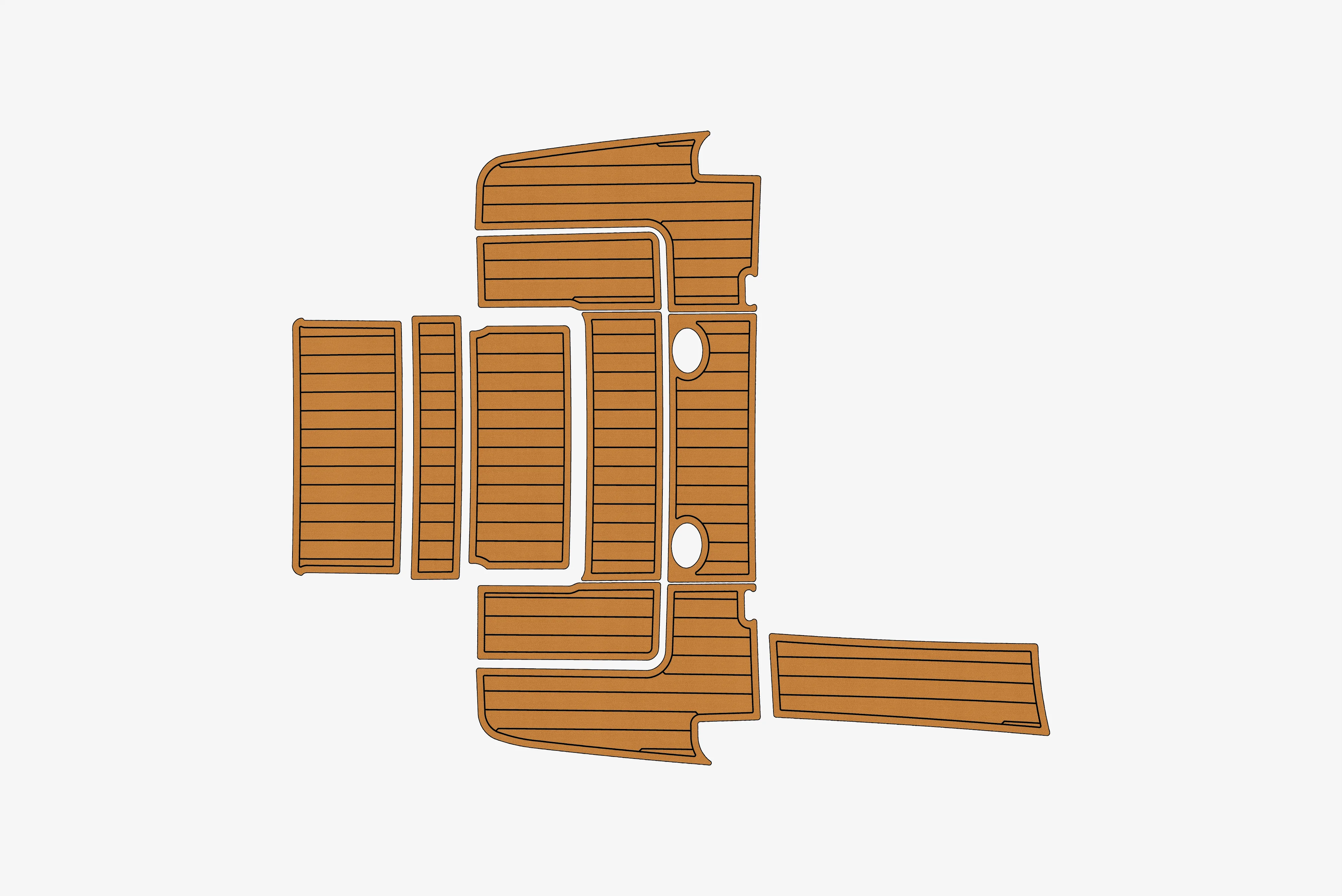 

Противоскользящая самоклеящаяся накладка из тикового дерева из ЭВА, 6 мм, накладка для лодки, Chaparral 227 SSX, кабина яхты, прочный морской пол 2020 года