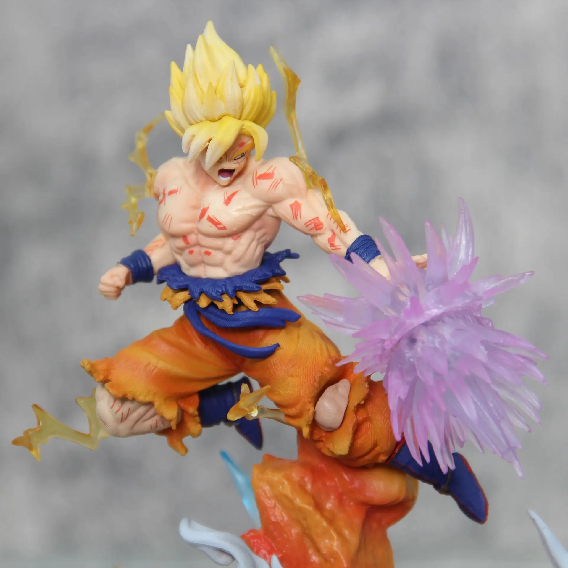 Figurines de Dessin Animé Dragon Ball, Gk Son Gohan Vs Frieza, Scène Célèbre Super Saisuperb, Modèle de Décoration, Cadeau d'Anniversaire pour Garçon, Offre Spéciale