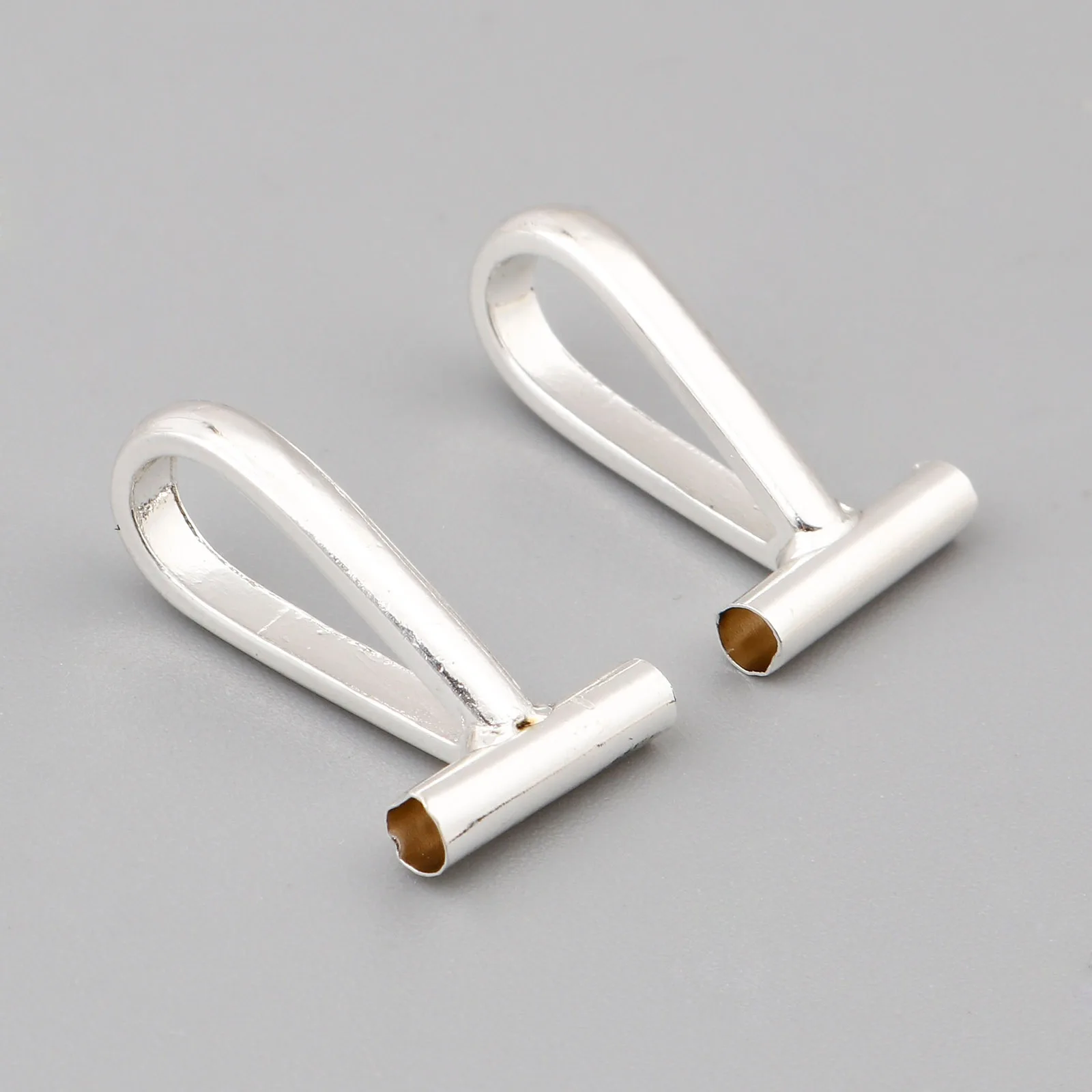 10PCs Brosche Konverter Für Ändern Broschen Pins Zu Anhänger Kupfer Erkenntnisse Drop Multicolor Charms Metall DIY Schmuck Finden – Detail 3